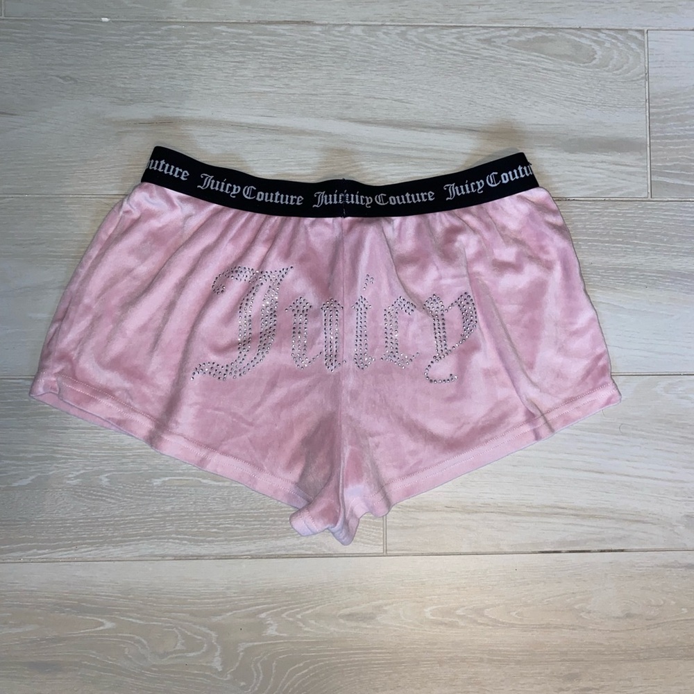 Juicy Couture Pink Velour Women's Shorts